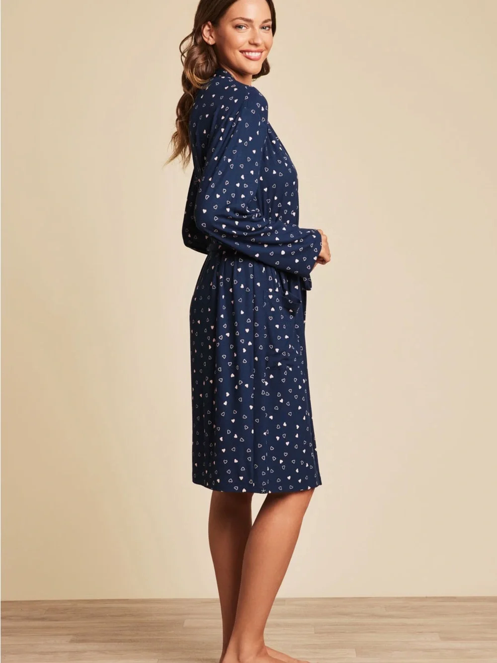 Ultra Soft Rib Robe - Picture 1 of 9